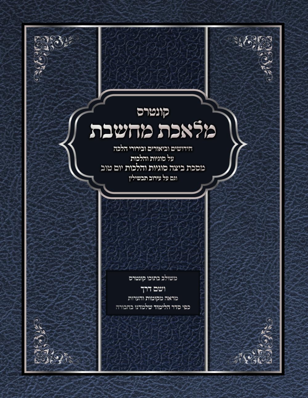Melechet Machsheves: Beitzah - Sugyos V'Hilchos Yom Tov cover